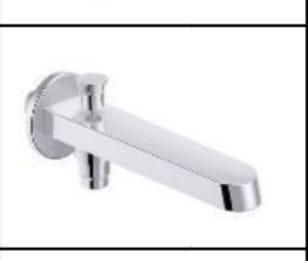 BEAM BATH SPOUT WITH DIVERTER